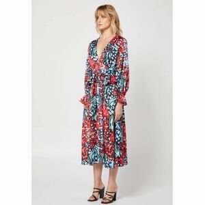 Elliatt Leah Dress Donna Print Red Blue Floral